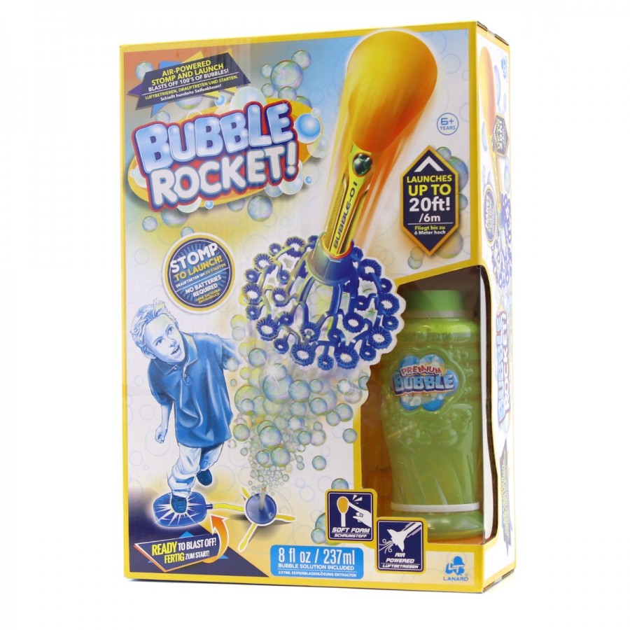 Bubble Club Stomp Rocket With Bubble Solution