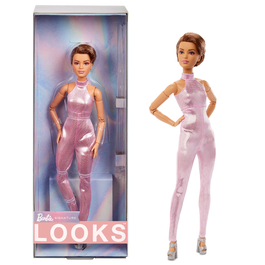 Barbie Looks Doll No 22 Petite With Short Auburn Hair