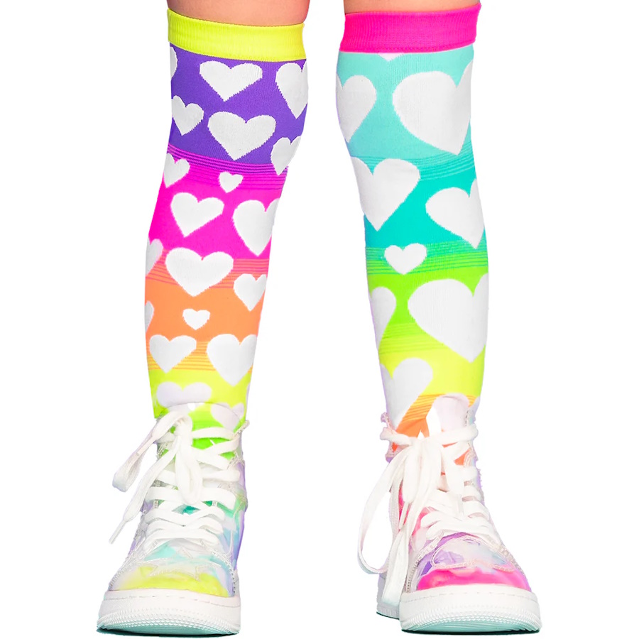 Madmia Socks Rainbow Hearts Size 6 - 99