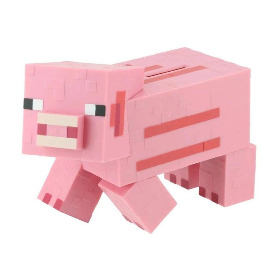 Money Box Minecraft Pink Pig