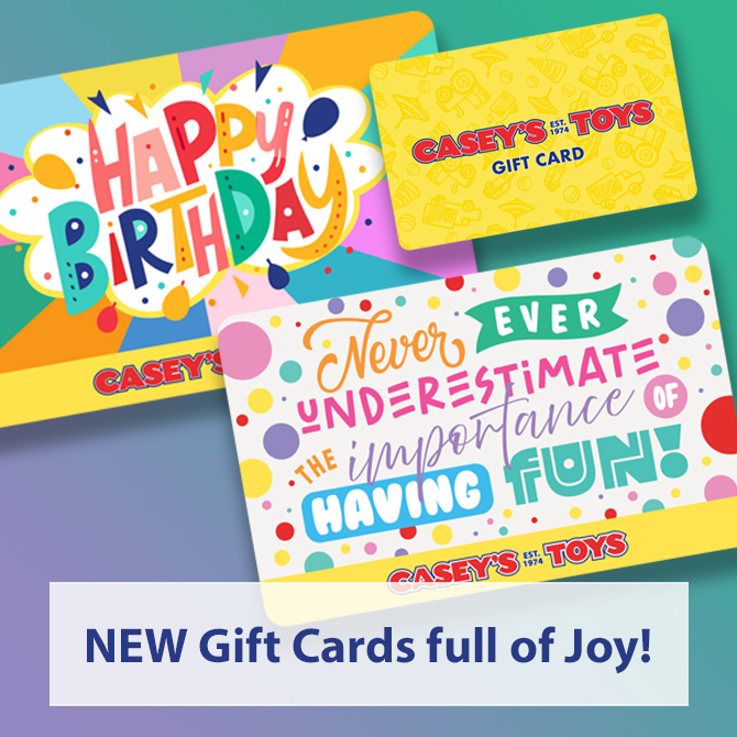 Cant Choose? Give a Caseys Toys Gift Card
