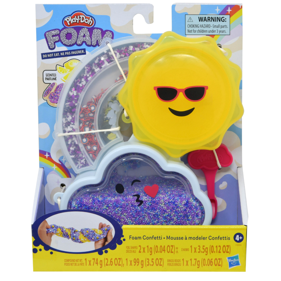 Playdoh Foam Confetti Scented Kit With Carry Cases