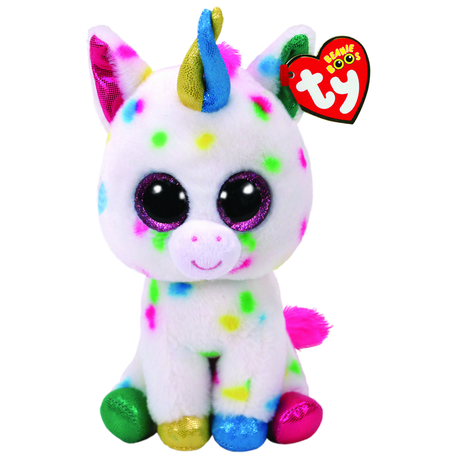 Beanie Boos Regular Plush Harmonie Speckled Unicorn
