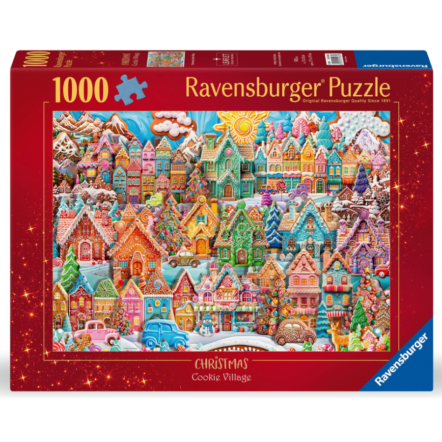 Ravensburger Puzzle 1000 Piece Christmas Cookie Village