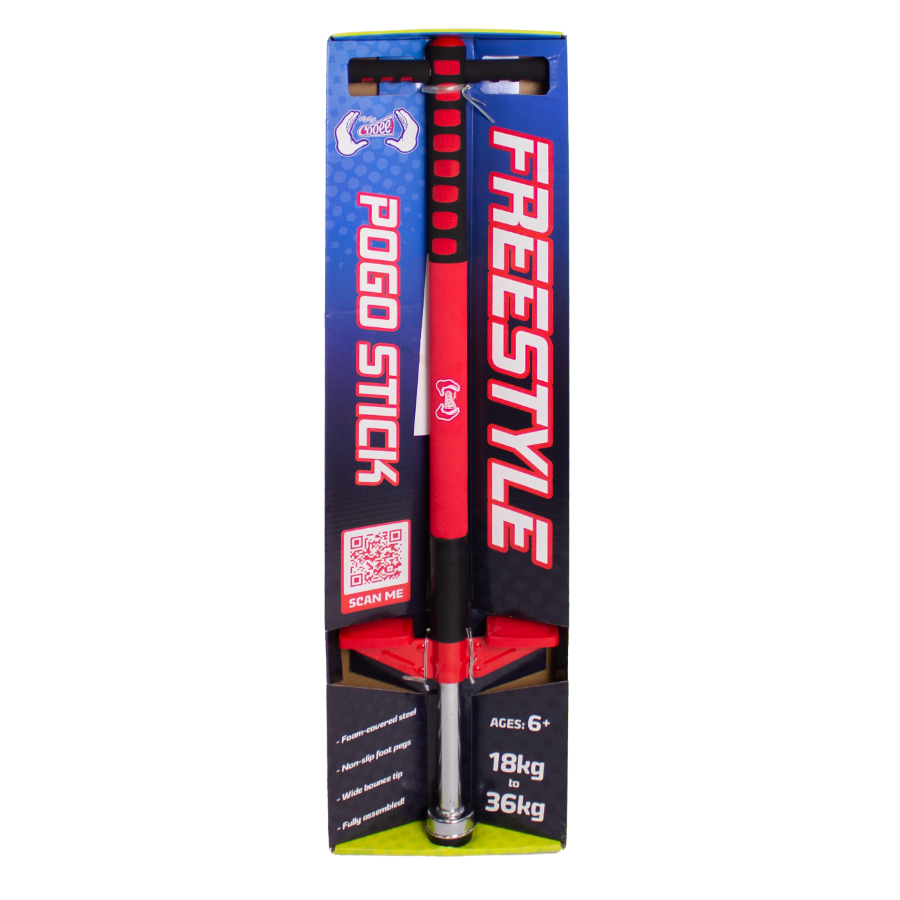 Cooee Freestyle Pogo Stick Red Black