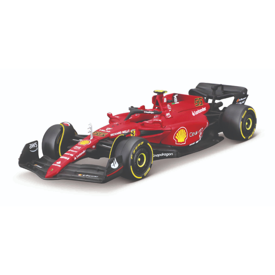 Bburago Diecast 1:43 Formula 1 Ferrari Racing Sainz