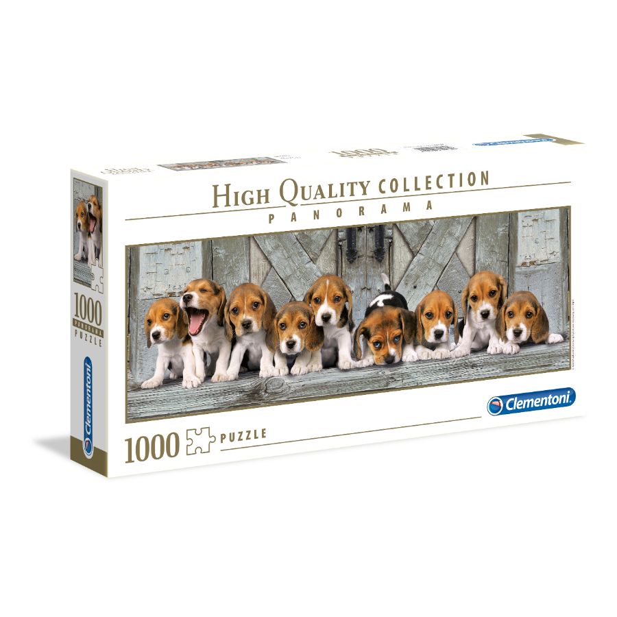 Clementoni Puzzle 1000 Piece Panorama Beagles
