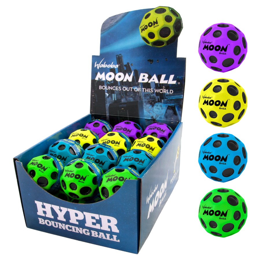 Moon Ball Bouncy Ball Assorted Colours