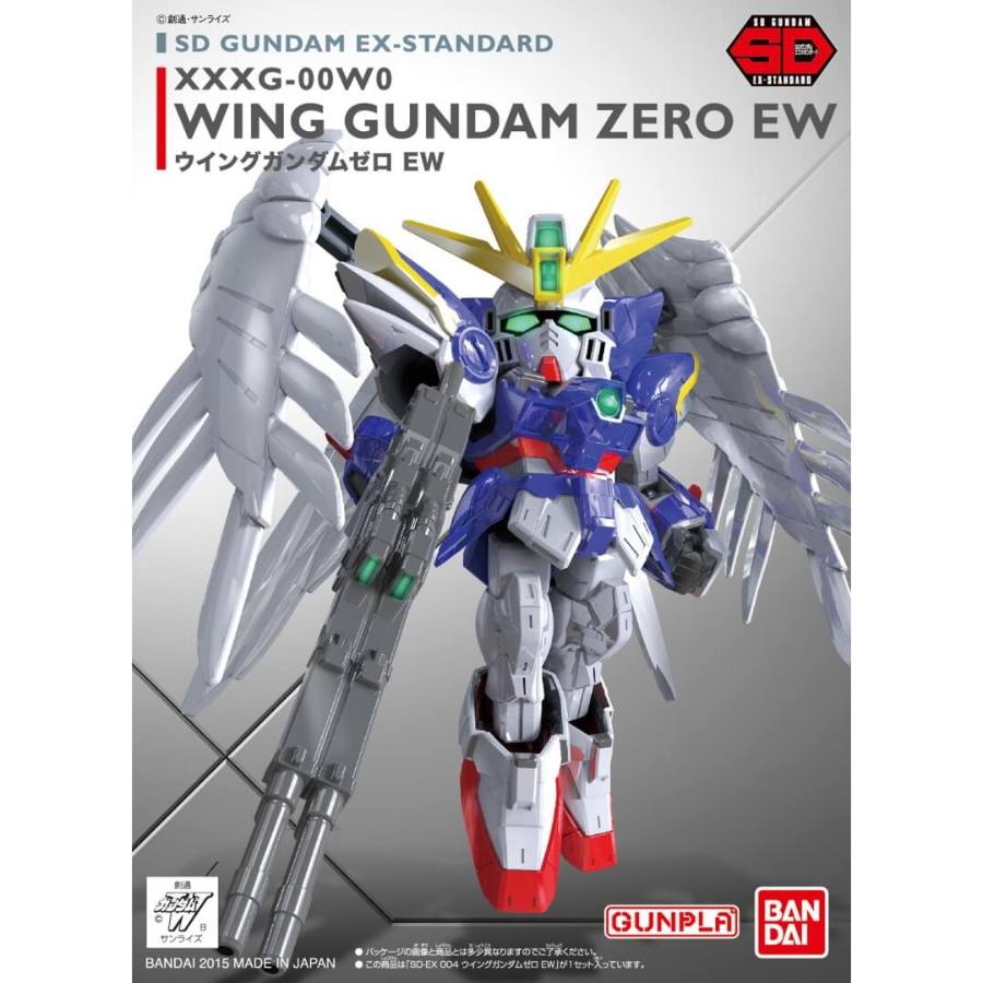 Gundam Model Kit SD Ex-Standard Wing Gundam Zero EW