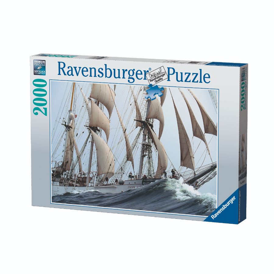 Ravensburger Puzzle 2000 Piece Statsraad Lehmkuhl