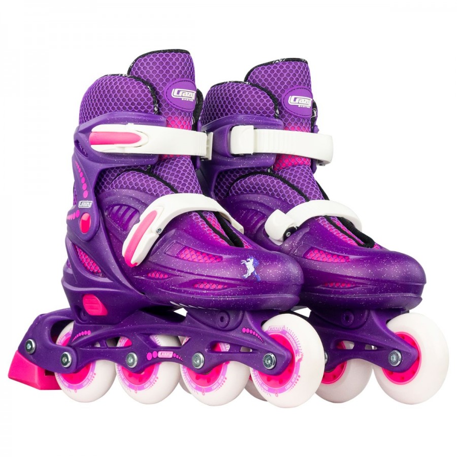 Inline Skates 148 Purple Size Adjustable Small Size 11-1