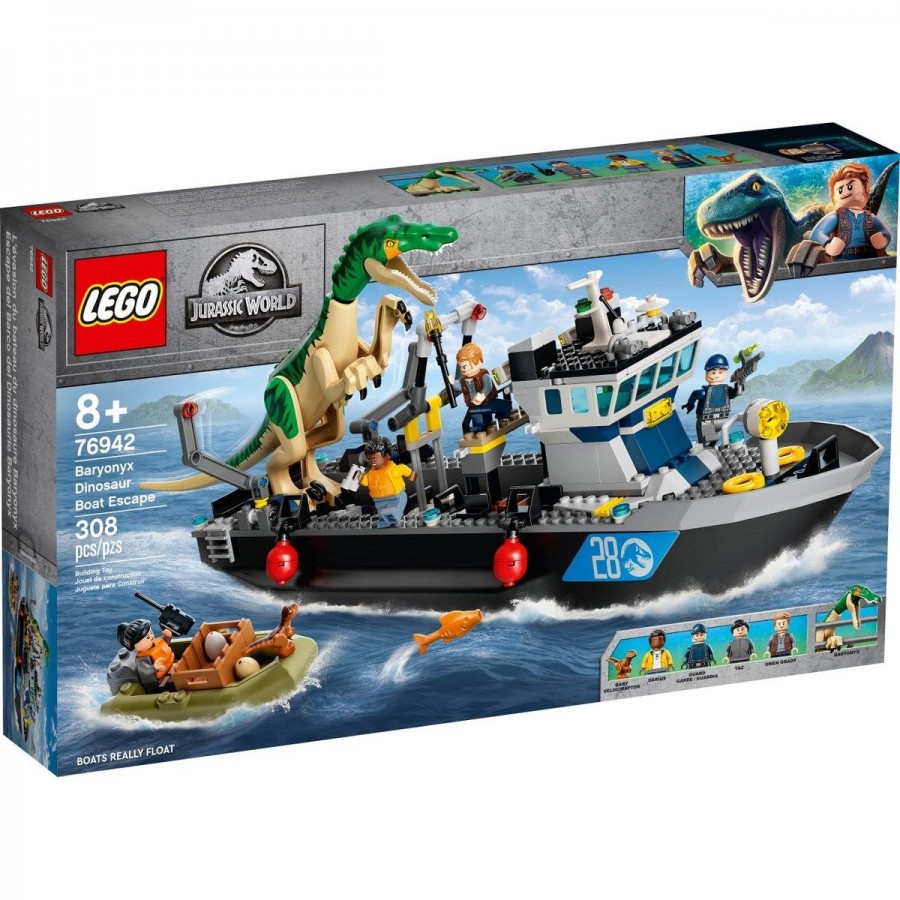 LEGO Jurassic World Baryonyx Dinosaur Boat Escape