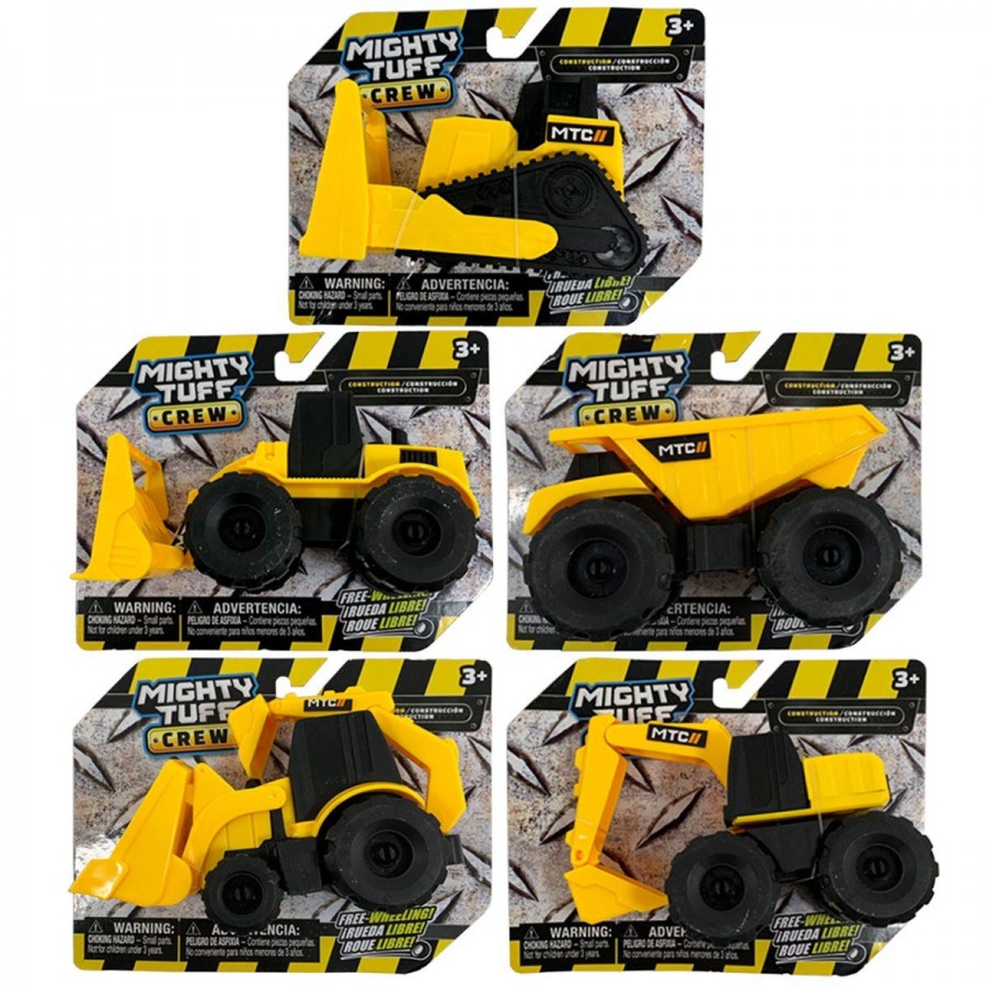 Mighty Tuff Crew Construction Vehicle Assorted