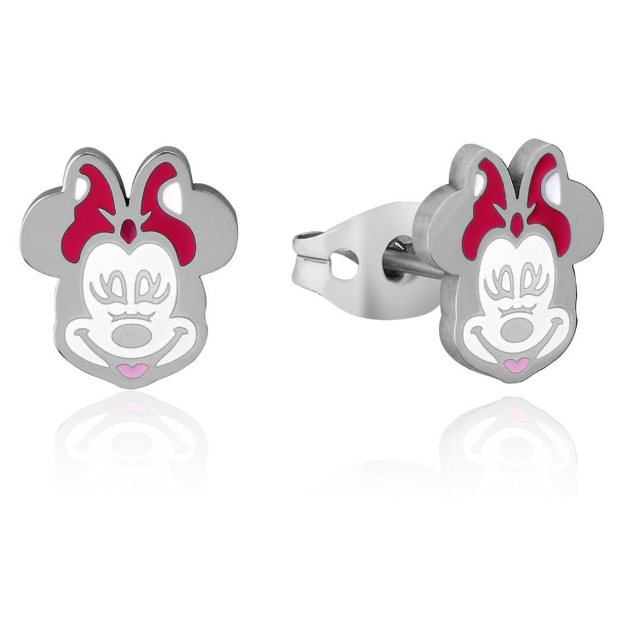 Disney Stud Earrings Minnie Mouse Silver