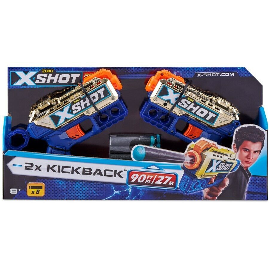 XSHOT Royale Edition Double Kickback Pack With 8 Darts