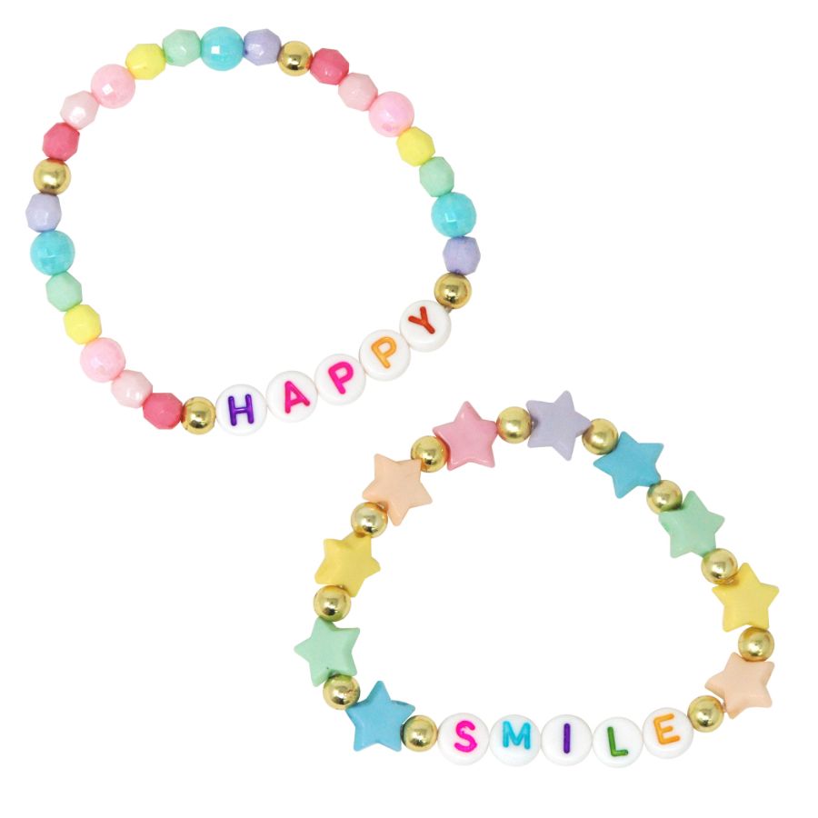 Smile Be Happy Bracelet Duo