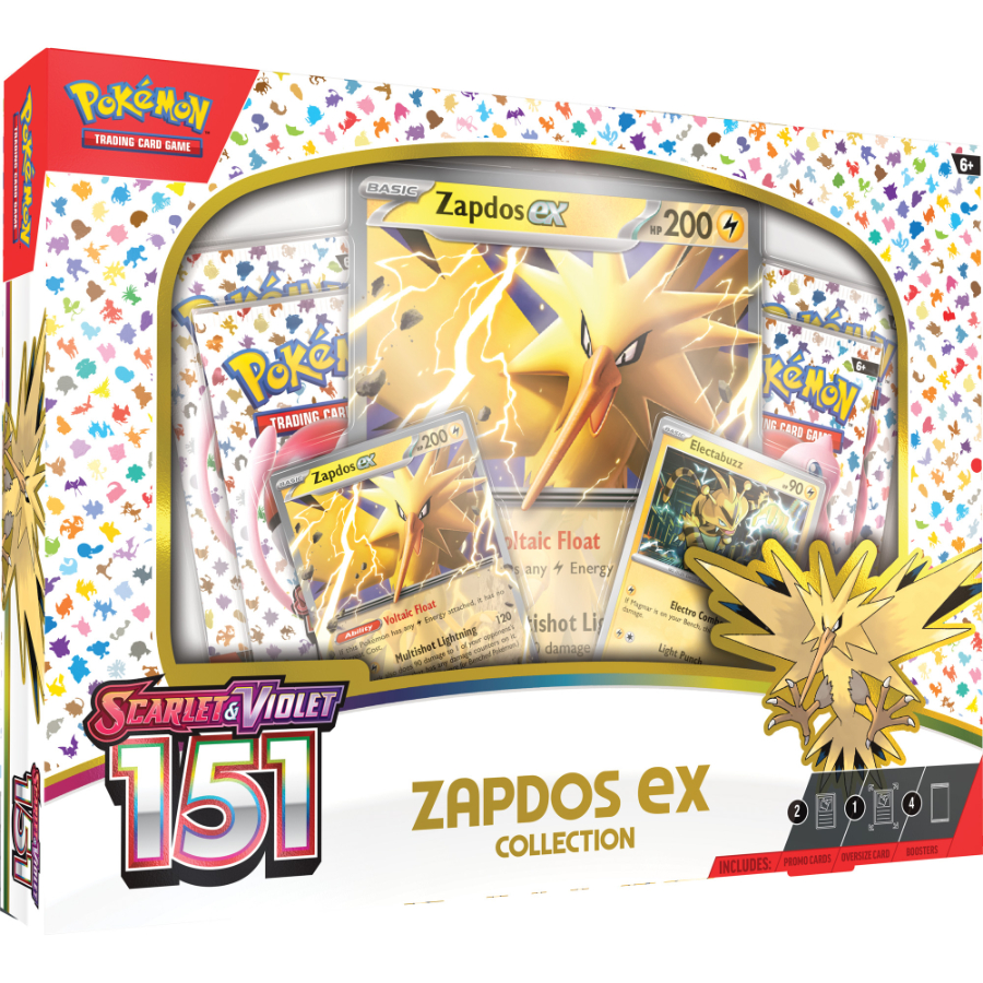 Pokemon TCG Scarlet & Violet 151 Collection Zapdos Ex