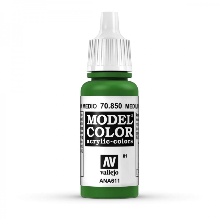 Vallejo Acrylic Paint Model Colour Medium Olive 17ml