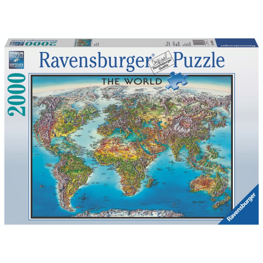 Ravensburger Puzzle 2000 Piece World Map