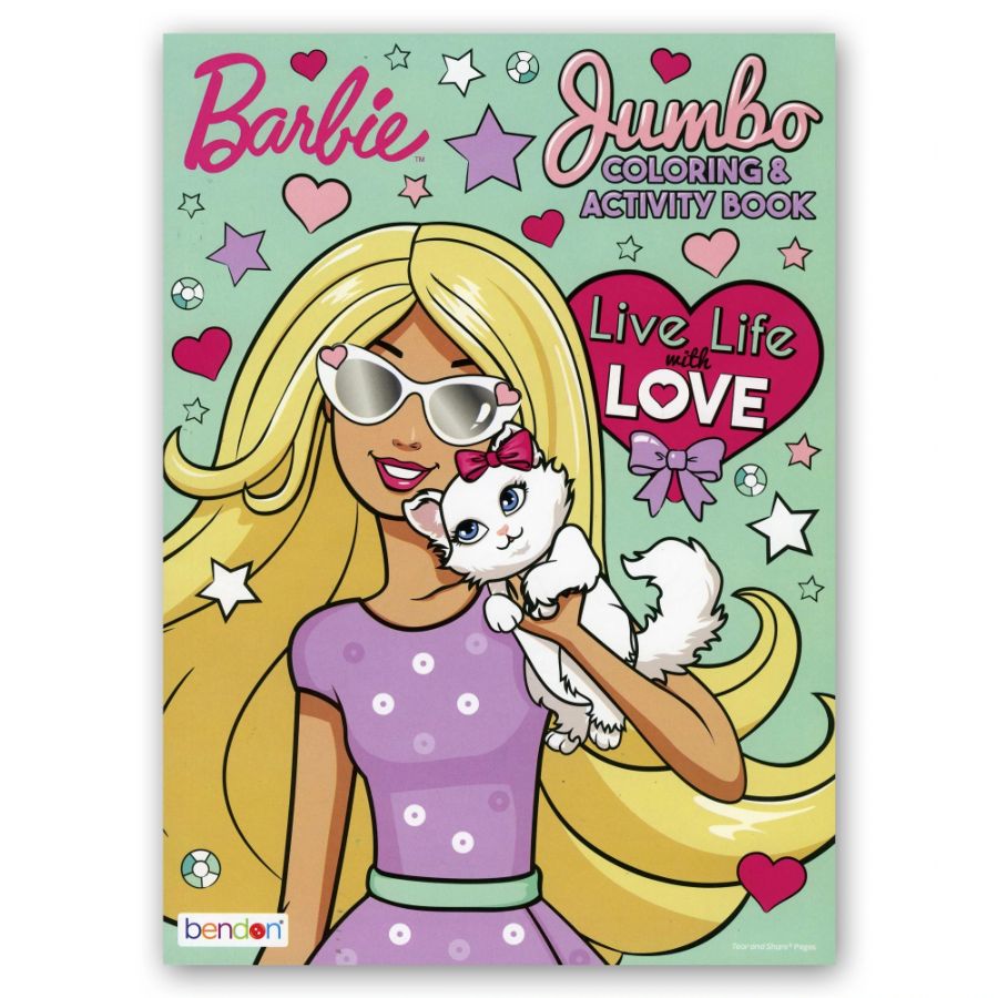 Barbie 80 Page Colouring Book