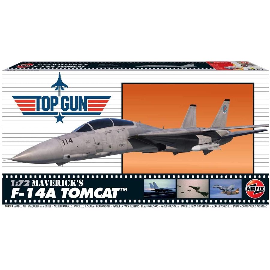 Airfix Model Kit 1:72 Top Gun Mavericks F-14A Tomcat