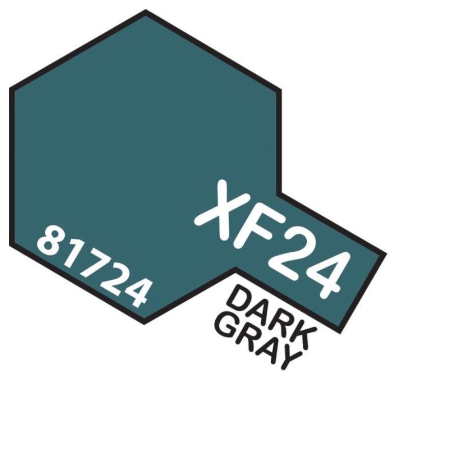 Tamiya Mini Acrylic Paint XF24 Dark Grey