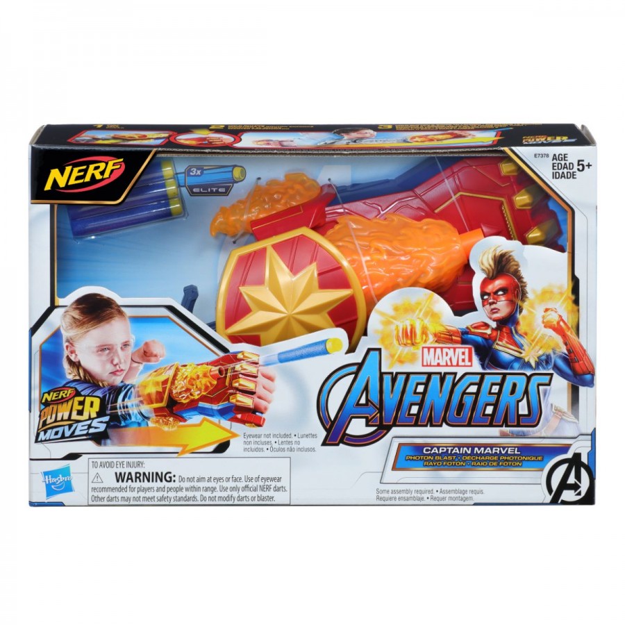 Avengers Captain Marvel Nerf Power Moves