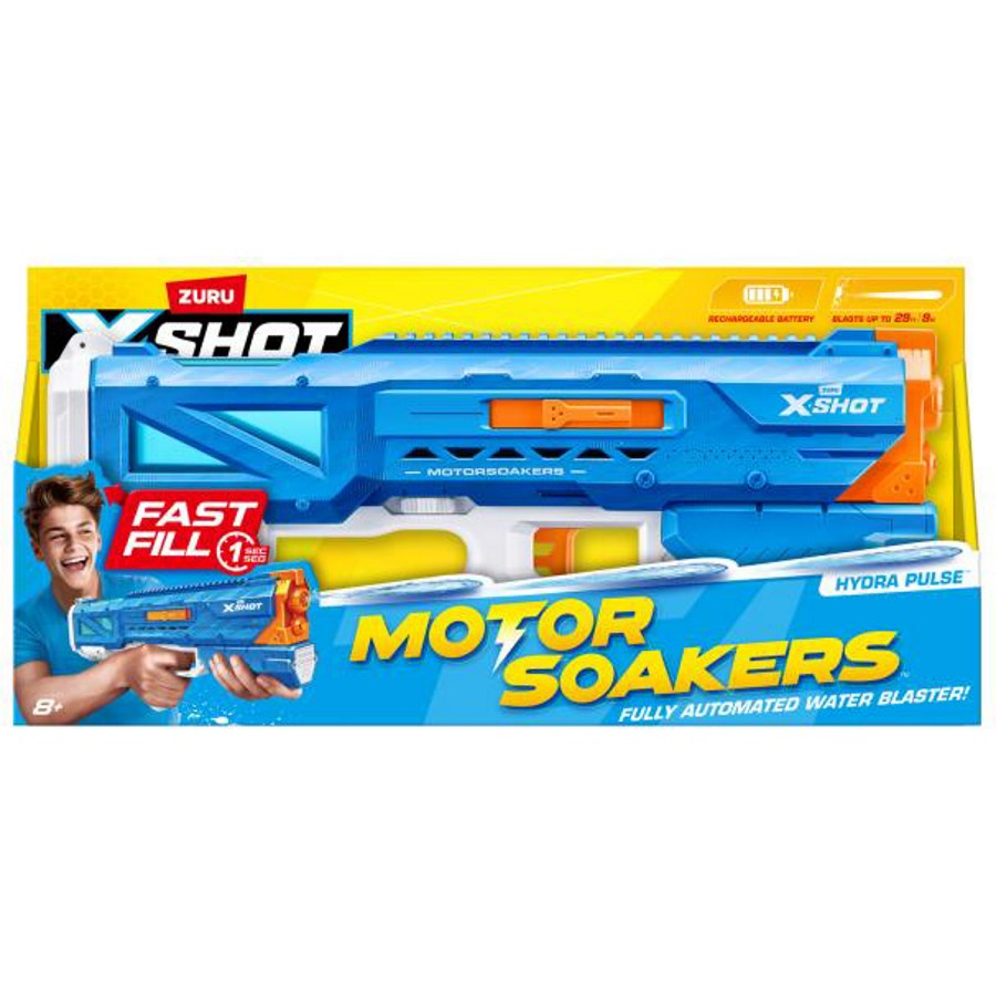 XSHOT Water Pistol Fast Fill Motorised Soakers Hydra Pulse