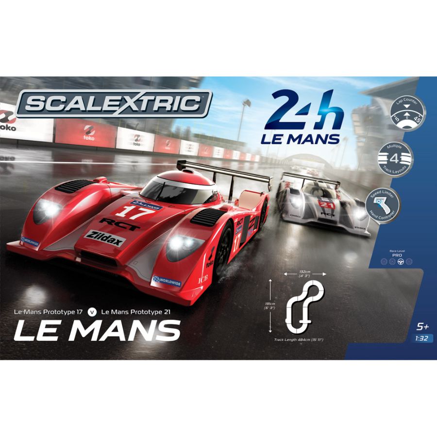 Scalextric Slot Car Set Le Mans Sports Cars