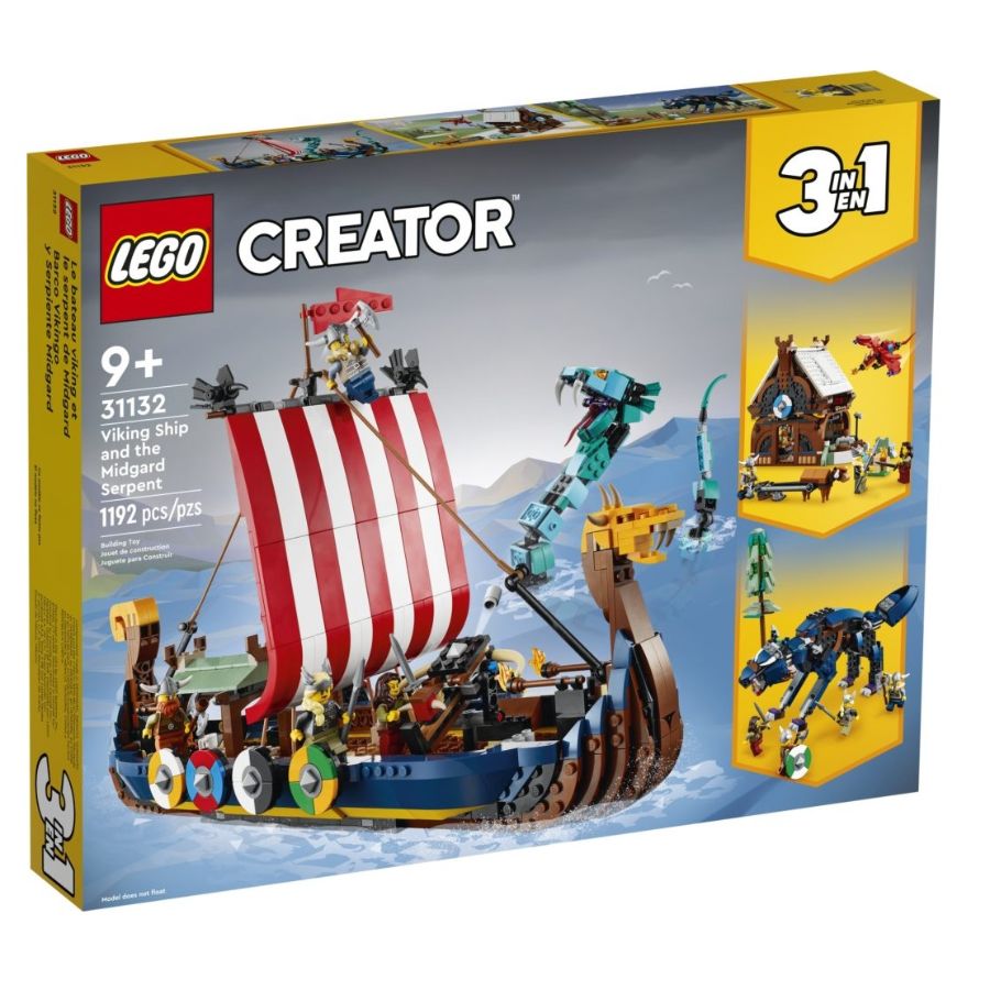 LEGO Creator 3-In-1 Viking Ship and the Midgard Serpent