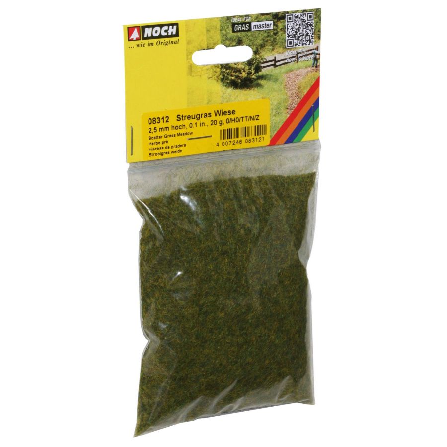 Noch Rail Scenery Scatter Grass Meadow 2.5mm