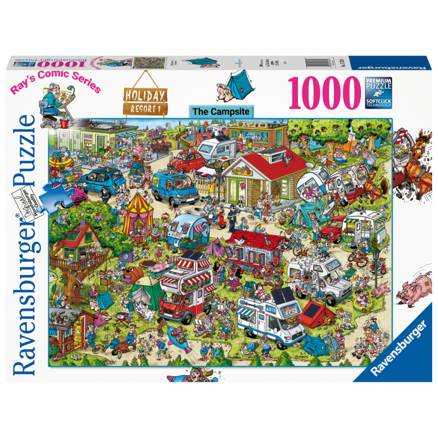 Ravensburger Puzzle 1000 Piece Holiday Park 1 The Campsite