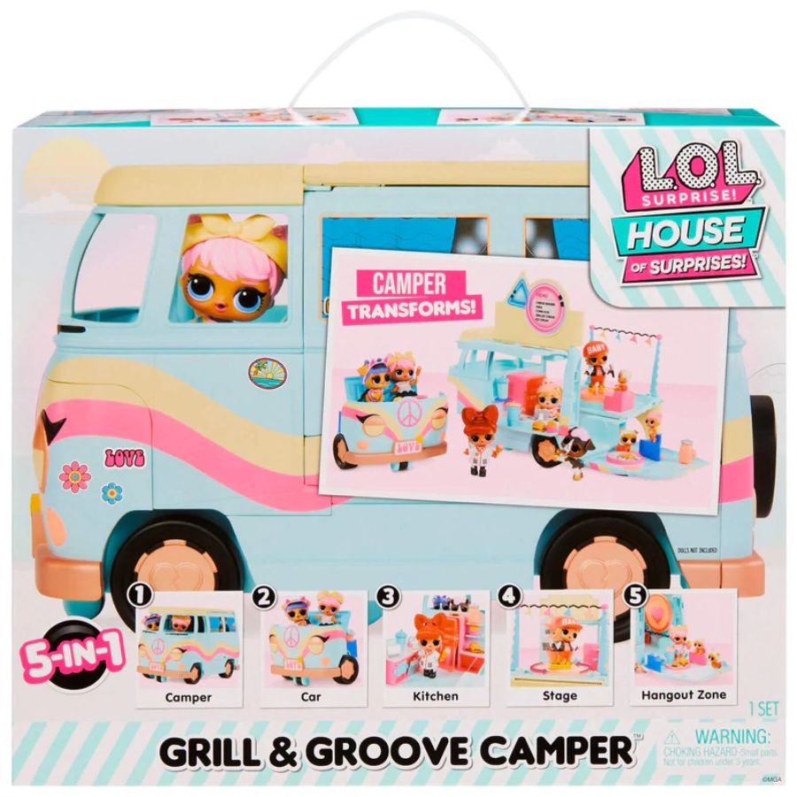 LOL Surprise Grill & Groove Camper