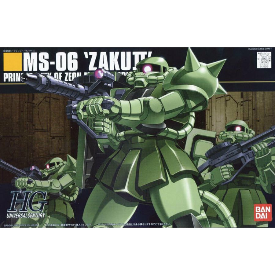 Gundam Model Kit 1:144 HGUC Zaku II Mass Production Type