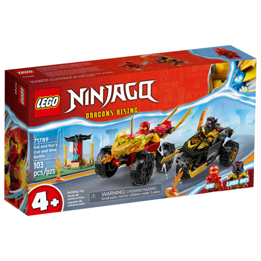 LEGO Ninjago Kai & Ras Car & Bike Battle 4+
