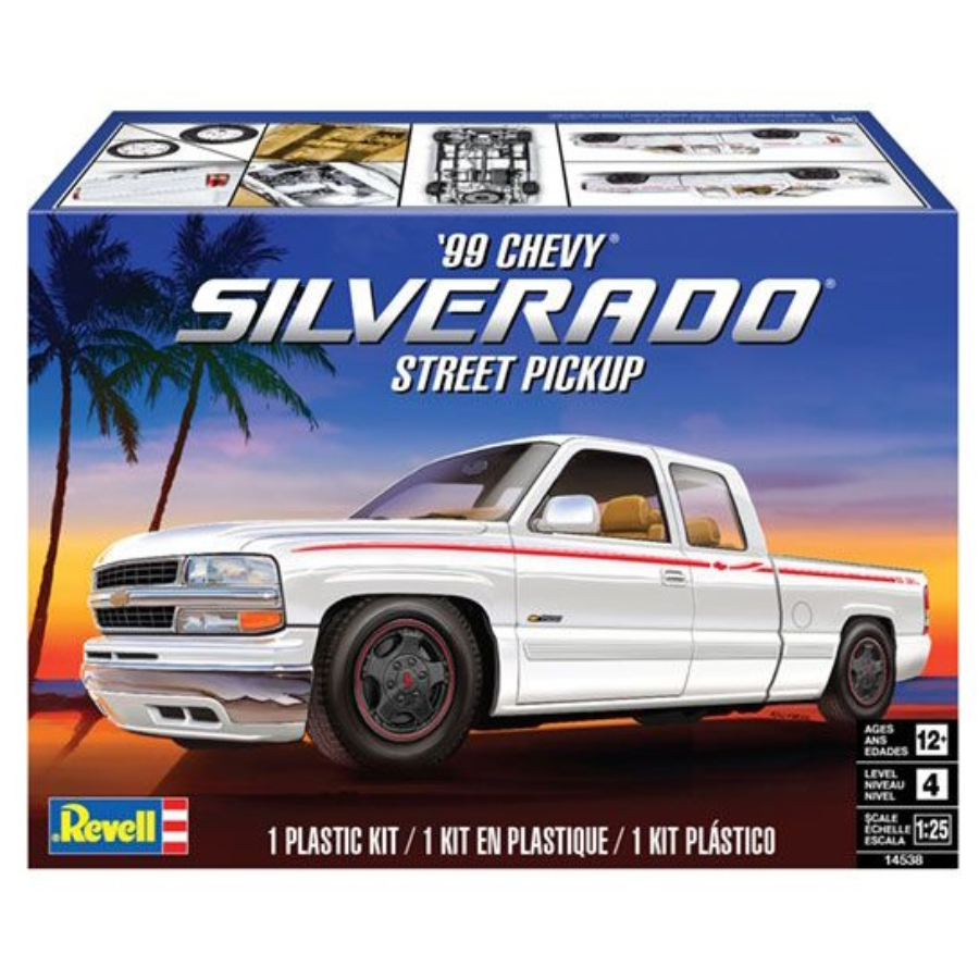 Revell Model Kit 1:25 1999 Chevy Silverado Custom Pickup