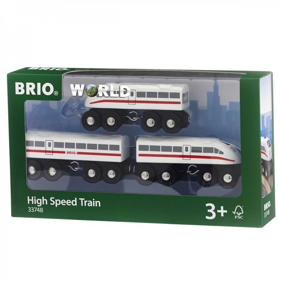 Brio Wooden Train Vehicle High Speed Train With Sound