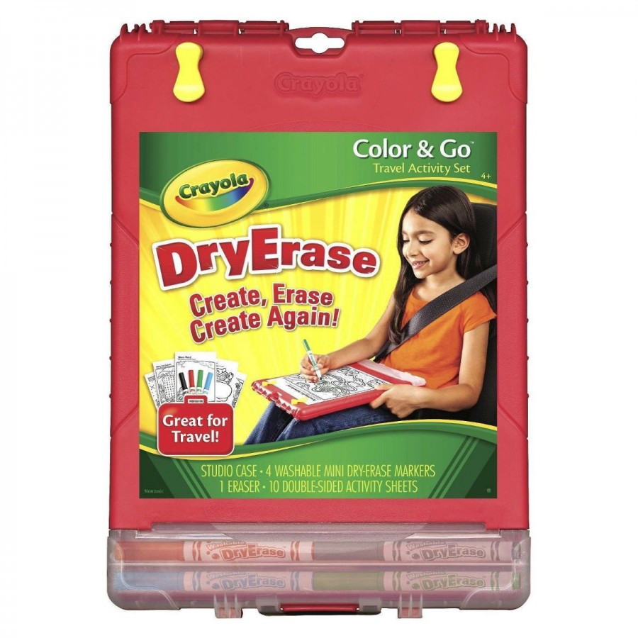 Crayola Dry Erase Stow & Go Travel Set