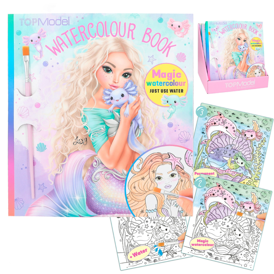 Top Model Craft Magic Water Colour Mermaid Activity Book