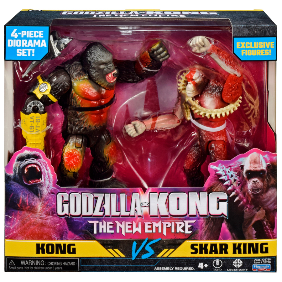 Godzilla x Kong The New Empire Kong Vs Skar King Figure 2 Pack