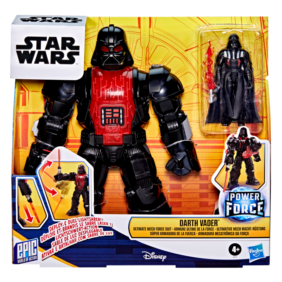 Star Wars Epic World Of Action Darth Vader Mech Force Suit & Figure