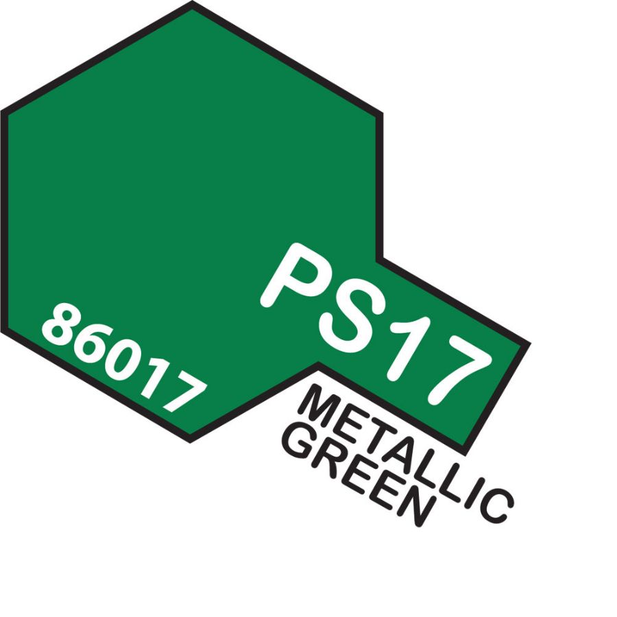 Tamiya Spray Polycarb Paint PS17 Metallic Green PC