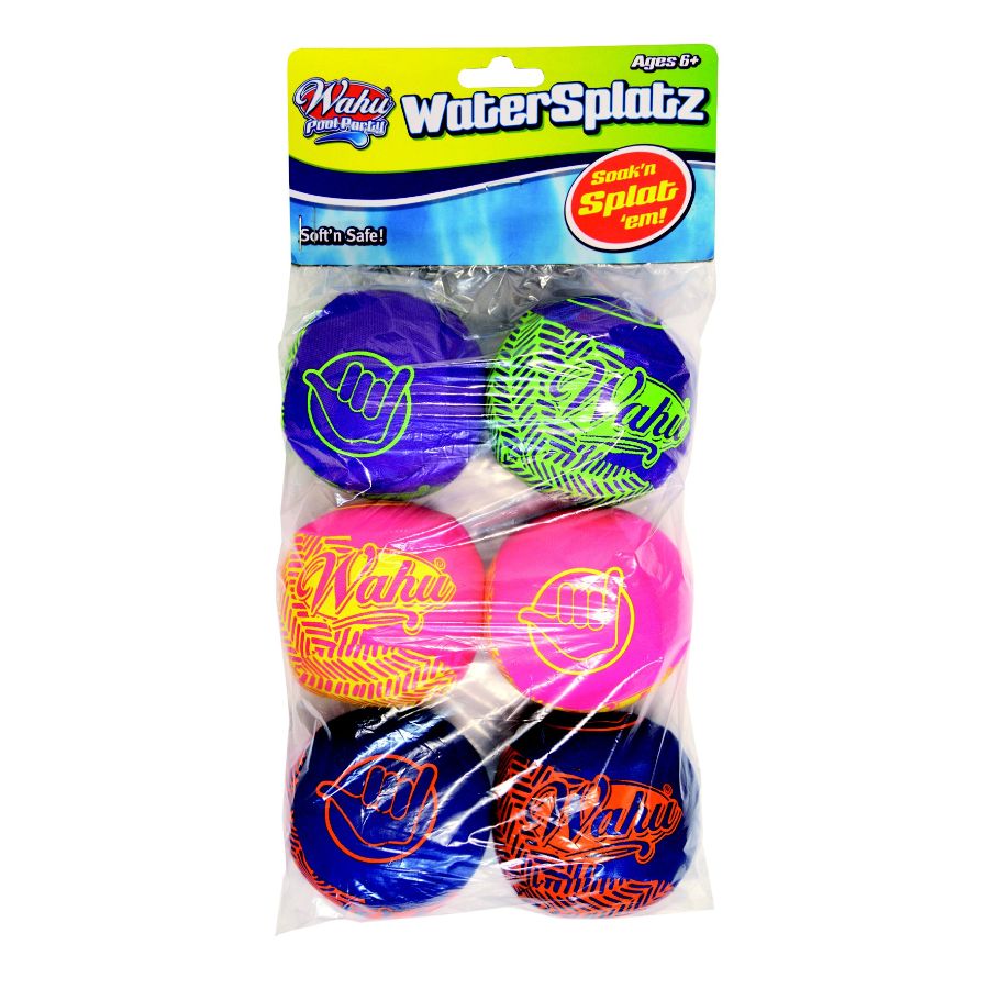 Wahu Water Splatz 6 Pack
