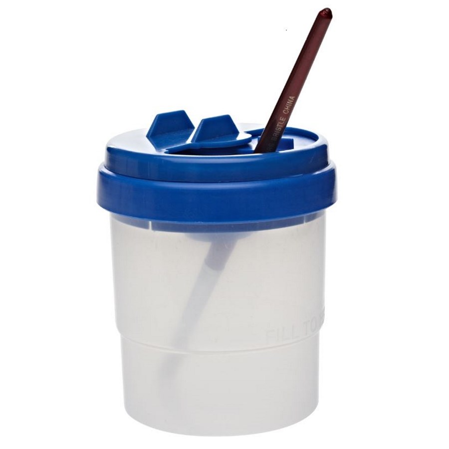 Paint Pot With Slide Lid Coloured Assorted
