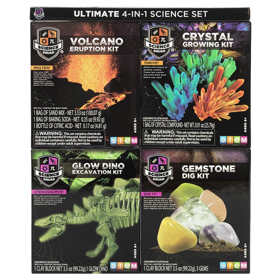 Science Squad 4 In 1 Set