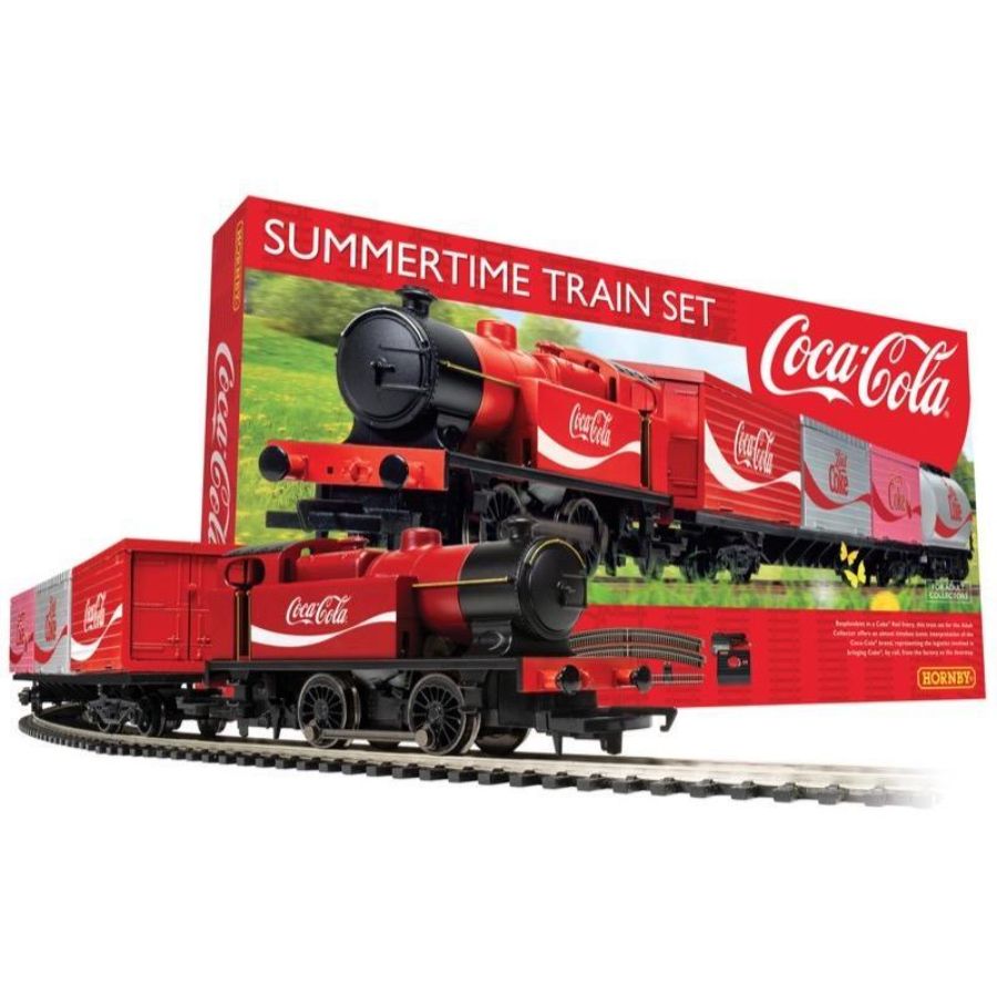 Hornby Rail Trains HO-OO Set Summertime Coca-Cola