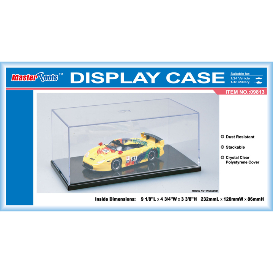 Trumpeter Diecast Car & Model Kit Display Case 120 x 232 x 86mm