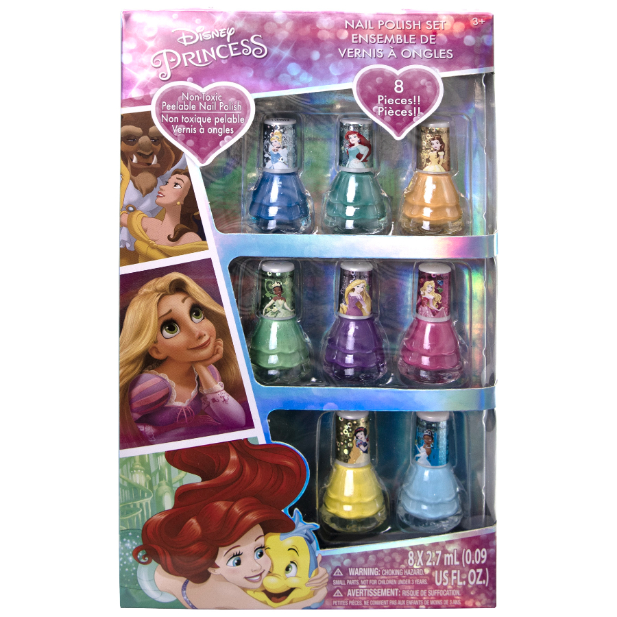 Disney Princess Nail Polish 8 Pack