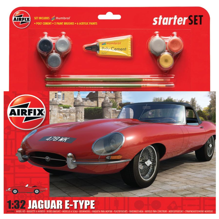 Airfix Starter Kit 1:32 Med E Type Jaguar