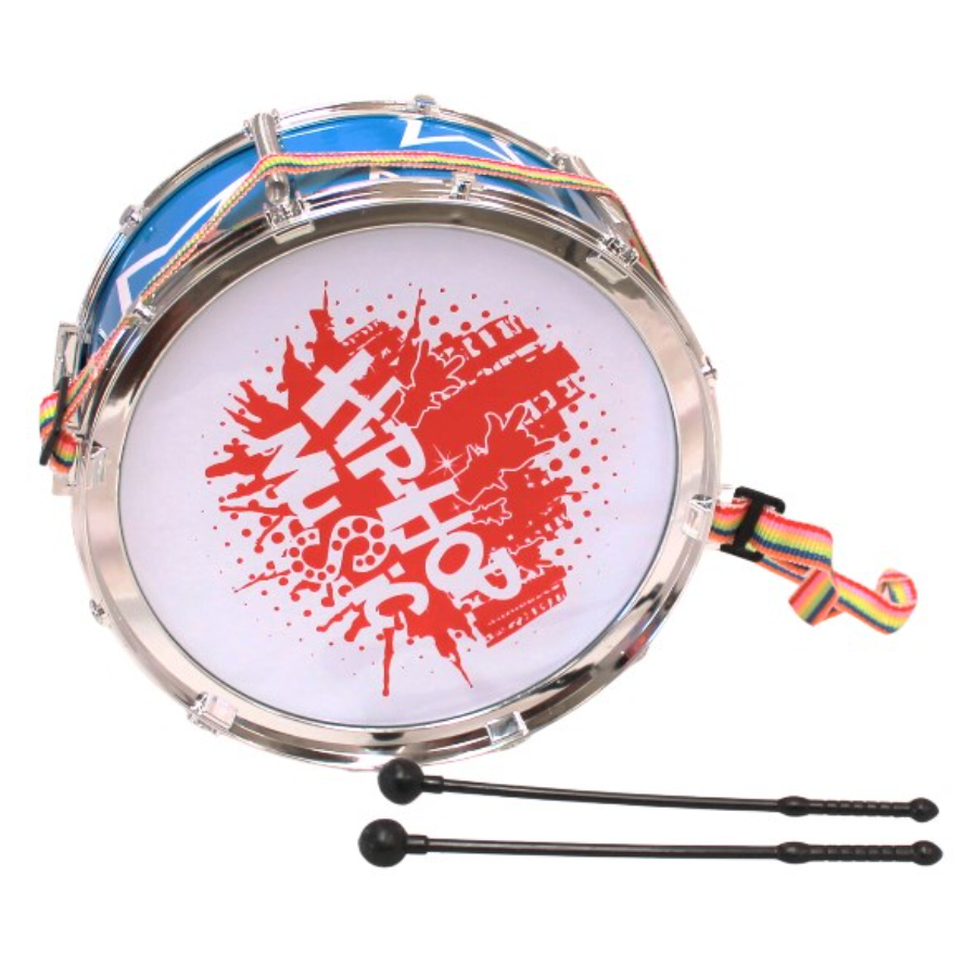 Marching Drum With Rainbow Cord Assorted